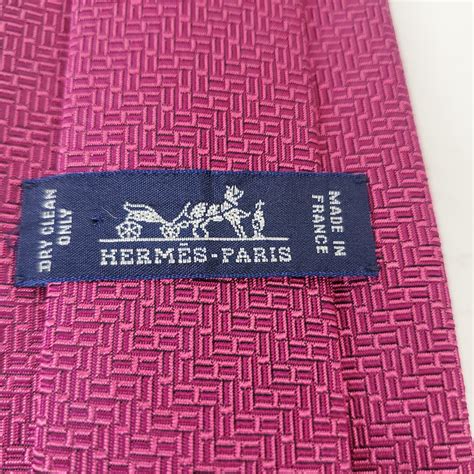 hermes woven silk tie